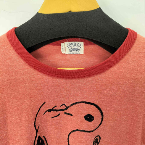 グッドオルアンドコー GOOD OL&CO キャラクタープリント リンガーTシャツ メンズ JPN:L