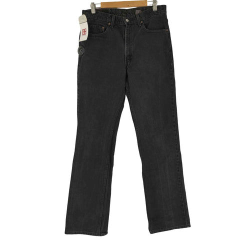 リーバイス Levis 90S MADE IN USA 517 BOOT CUT 後染め ブラックデニムパンツ メンズ 34×34