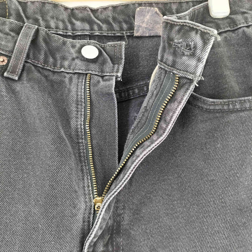 リーバイス Levis 90S MADE IN USA 517 BOOT CUT 後染め ブラックデニムパンツ メンズ 34×34
