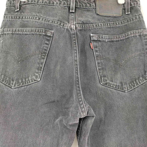 リーバイス Levis 90S MADE IN USA 517 BOOT CUT 後染め ブラックデニムパンツ メンズ 34×34