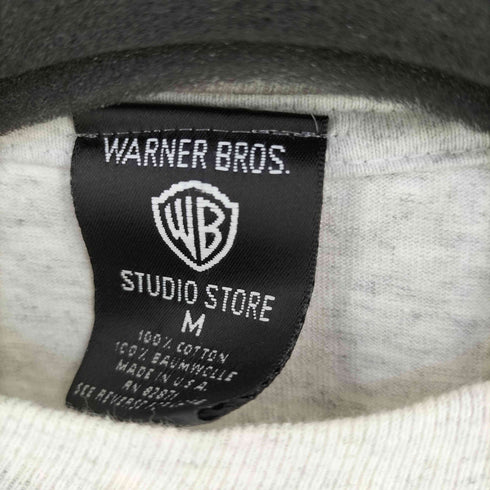 ワーナーブラザーズスタジオストア WARNER BROS STUDIO STORE 90s USA製 キャラクター プリント Tシャツ メンズ import:M