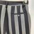 イッセイミヤケ ISSEY MIYAKE 90s 銀タグ ストライプ タック バミューダパンツ レディース 8