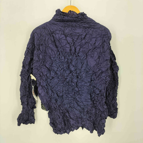 イッセイミヤケ ISSEY MIYAKE PwRMANwNTw 99AW シルク混 メレンゲ クラッシュ シワ加工 カットソー レディース 2