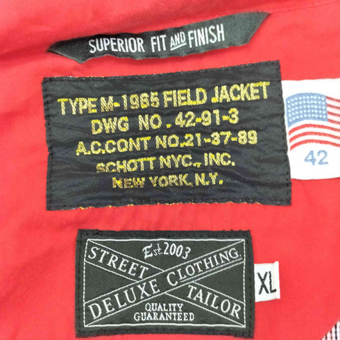 デラックス DELUXE CLOTHING M65 フィールドジャケット メンズ JPN:XL