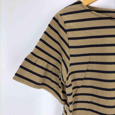 ブルーレーベルクレストブリッジ BLUE LABEL CRESTBRIDGE ボートネックS/SボーダーTシャツ レディース JPN:38