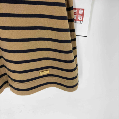 ブルーレーベルクレストブリッジ BLUE LABEL CRESTBRIDGE ボートネックS/SボーダーTシャツ レディース JPN:38