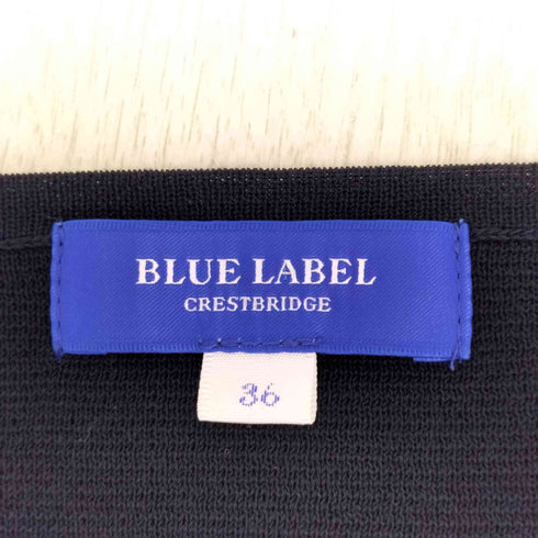ブルーレーベルクレストブリッジ BLUE LABEL CRESTBRIDGE ノースリーブニットワンピース レディース JPN:36