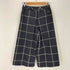 ブルーレーベルクレストブリッジ BLUE LABEL CRESTBRIDGE ベルテッドクロップドワイドパンツ レディース EUR:36