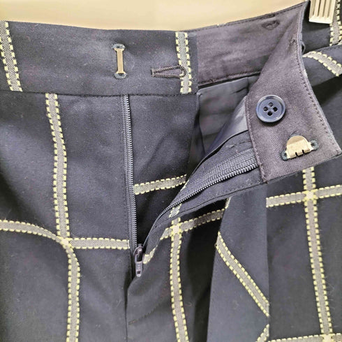 ブルーレーベルクレストブリッジ BLUE LABEL CRESTBRIDGE ベルテッドクロップドワイドパンツ レディース EUR:36