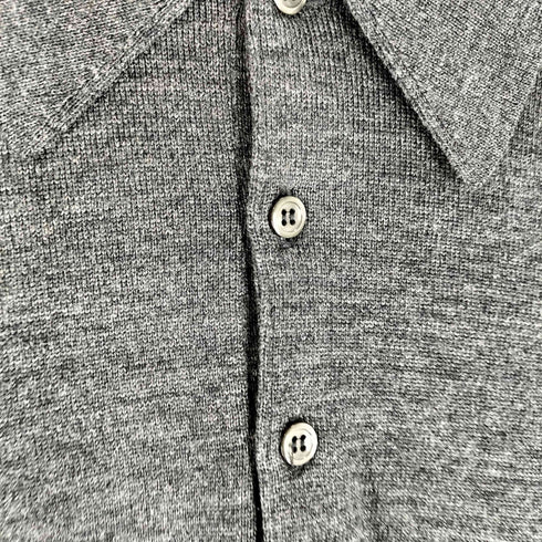 ジョンスメドレー JOHN SMEDLEY イングランド製 ウール ニットポロ メンズ import:M
