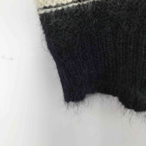 ハイランドトゥーサウザンド HIGHLAND2000 英国製 モヘア ボーダーニットセーター メンズ import:S