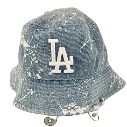 ニューエラ NEW ERA ONSPOTZ 別注 BUCKET 01 スプラッシュペイント MLBチームロゴ刺繍 バケットハット メンズ SMALL/MEDIUM
