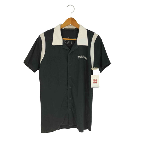 ノーアイディー NO ID. 両面刺繍 オープンカラー シャツ メンズ JPN:2