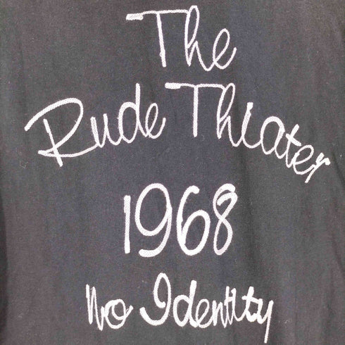 ノーアイディー NO ID. 両面刺繍 オープンカラー シャツ メンズ JPN:2