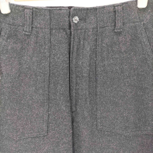 バーニーズニューヨーク BARNEYS NEWYORK basco ベイカーポケット ウールナイロン パンツ メンズ S