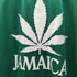 JAMAICA RASTA SPIRITS マリファナ ロゴ 両面プリント ストライプ サイドロゴ デザインライン S/S トラック ジャケット ジャージ メンズ LL