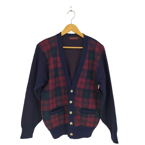 チャップスラルフローレン CHAPS RALPH LAUREN チェック カーディガン メンズ import:M