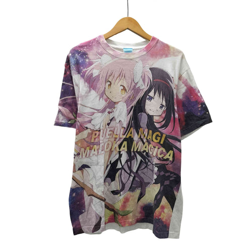 二次元 COSPR キャラクター 全面プリント S/S クルーネック Tシャツ メンズ JPN:XL