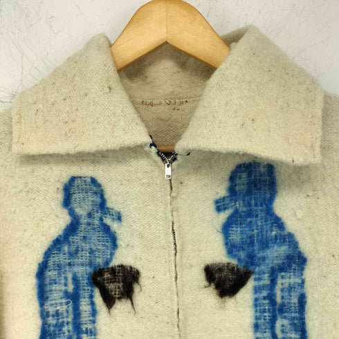 ピンロックYKK グアテマラ ジップカーディガン メンズ