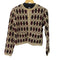 ザラ ZARA ARGYLE KNIT CARDIGAN レディース import:M