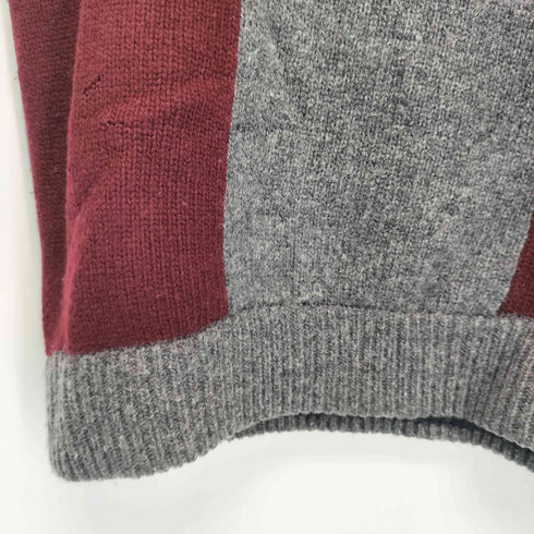 トミーヒルフィガー TOMMY HILFIGER クレイジーパターン クルーネックニット メンズ import:M