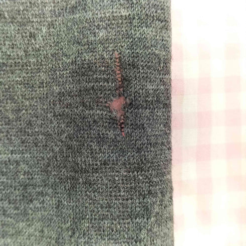 コムデギャルソンオム COMME des GARCONS HOMME ニット切替 ポケット ボタンダウン チェック柄 シャツ メンズ JPN:XS