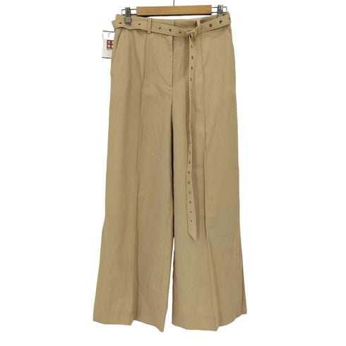 ロック rokh ウールブレンド ベルテッドパンツ レディース EUR:40-42
