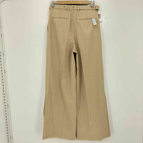 ロック rokh ウールブレンド ベルテッドパンツ レディース EUR:40-42