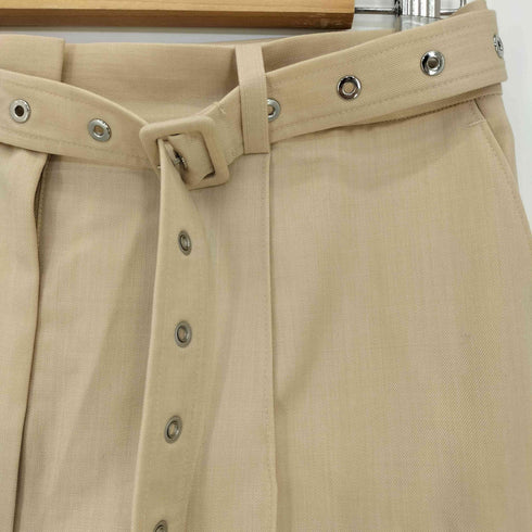 ロック rokh ウールブレンド ベルテッドパンツ レディース EUR:40-42