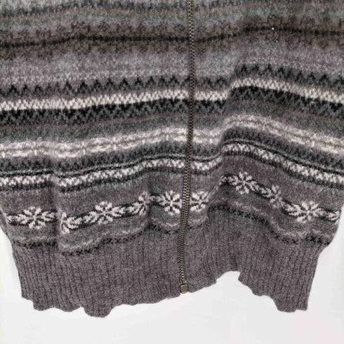 ジャンマアッカウォモ GEMMA.H UOMO イタリア製 スカルデザインジップアップニット メンズ import:M