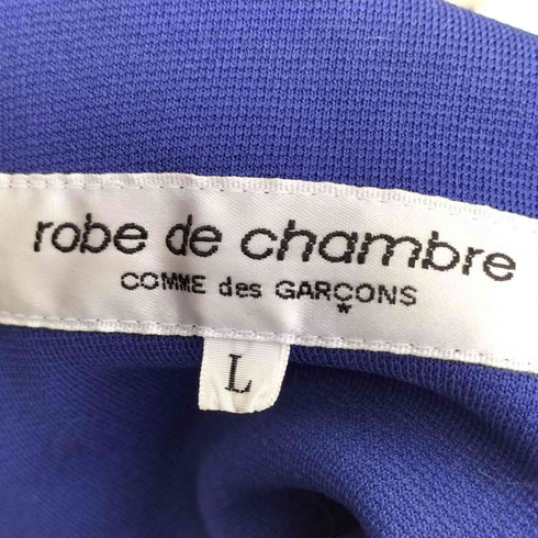 ローブドシャンブルコムデギャルソン robe de chambre COMME des GARCONS 裾ジップ ラインテープ トラックパンツ ジャージ レディース JPN:L