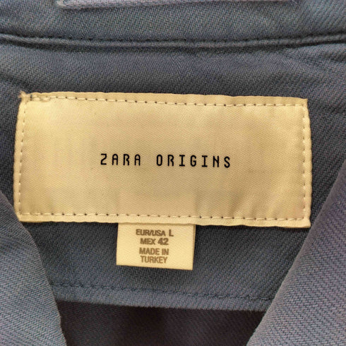 ザラ ZARA ウォッシュドポケットジャケット メンズ import:L