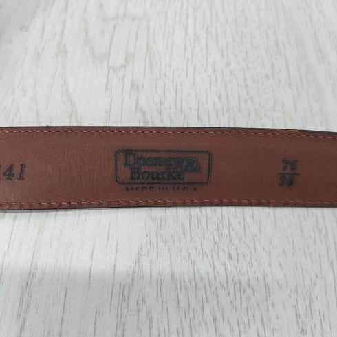 ドゥーニーアンドバーク DOONEY&BOURKE USA製 9141 レザーベルト メンズ  30inch