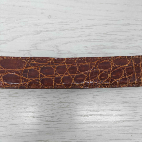 sir robert crocodile veritable レザーベルト メンズ 32inch