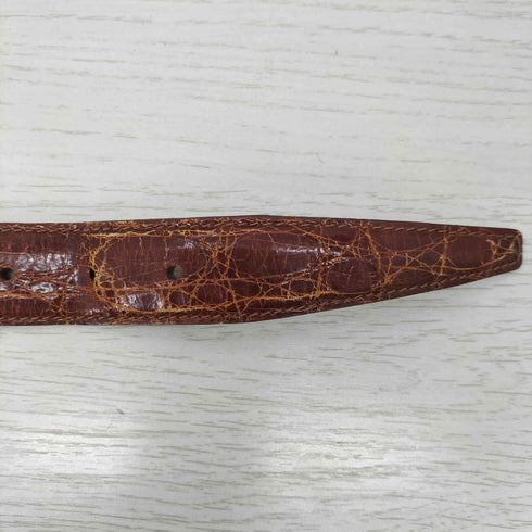 sir robert crocodile veritable レザーベルト メンズ 32inch