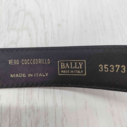 バリー BALLY vero coccodrillo レザーベルト メンズ 42