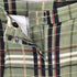 ザラ ZARA ZW COLLECTION CHECKERED LINEN BLEND TROUSERS メンズ XS