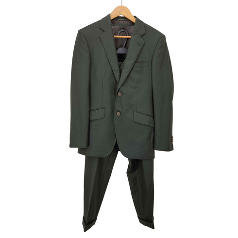 GINZA GLOBAL STYLE 3Pスーツセットアップ 2Bテーラードジャケット ノータック スラックス メンズ M
