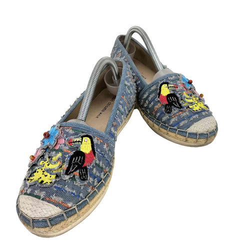 ツモリチサト TSUMORI CHISATO モチーフエスパドリーユ フラットシューズ レディース
