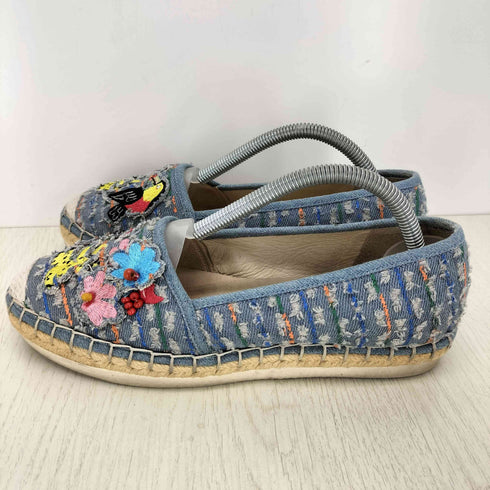 ツモリチサト TSUMORI CHISATO モチーフエスパドリーユ フラットシューズ レディース