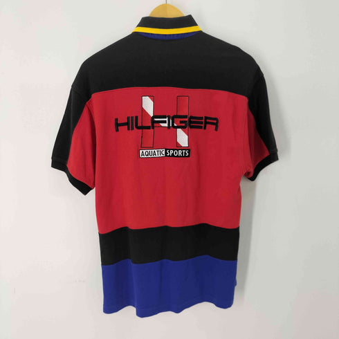 トミーヒルフィガー TOMMY HILFIGER バックロゴ刺繍 S/Sポロシャツ メンズ JPN:M
