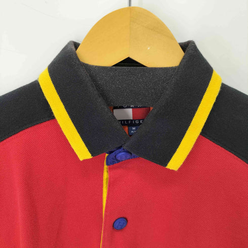トミーヒルフィガー TOMMY HILFIGER バックロゴ刺繍 S/Sポロシャツ メンズ JPN:M