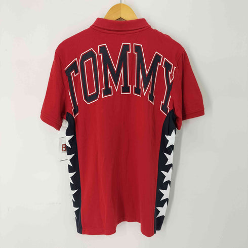 トミー TOMMY バックロゴプリント S/Sポロシャツ メンズ JPN:L