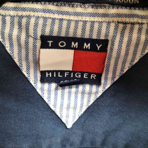 トミーヒルフィガー TOMMY HILFIGER ロゴ刺繍 半袖BDシャツ メンズ JPN:XL