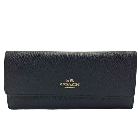 コーチ COACH エンボスド テクスチャード レザー ソフト ウォレット レディース