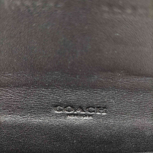 コーチ COACH エンボスド テクスチャード レザー ソフト ウォレット レディース