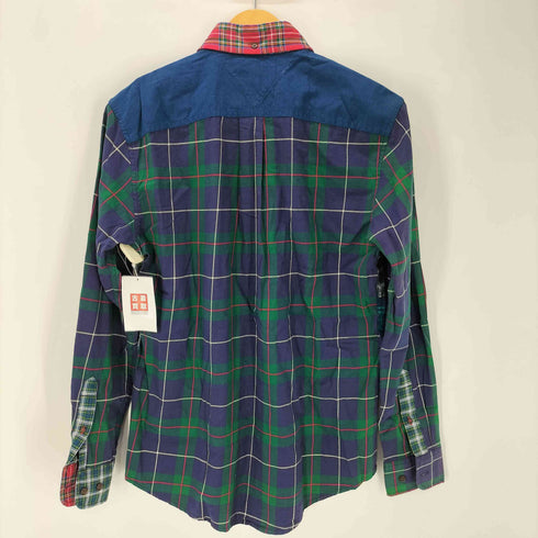 トミーヒルフィガー TOMMY HILFIGER ロゴ刺繍 クレイジーパターン ボタンダウンシャツ メンズ JPN:L