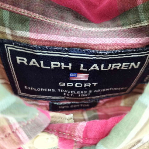 ラルフローレンスポーツ RALPH LAUREN SPORT ポニー刺繍 半袖BDシャツ メンズ JPN:M