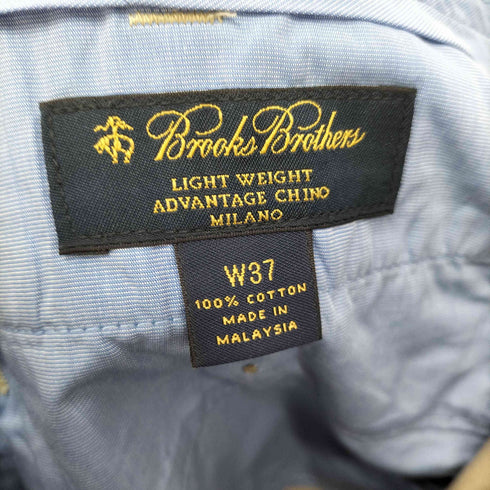 ブルックスブラザーズ BROOKS BROTHERS LIGHT WEIGHT ADVANTAGE CHINO ノータックスラックス メンズ W37
