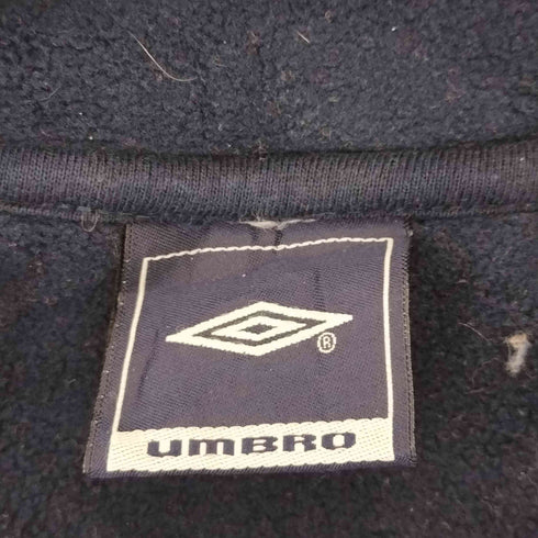 アンブロ UMBRO ロゴ刺繍 フリースハーフジッププルオーバー メンズ 3XL